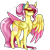 Size: 1280x1280 | Tagged: safe, artist:missourismith, imported from derpibooru, fluttershy, pegasus, pony, chest fluff, colored wings, colored wingtips, cute, ear fluff, eyes closed, female, floral head wreath, flower, mare, shyabetes, simple background, solo, transparent background, wings