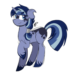 Size: 1774x1774 | Tagged: safe, artist:gallantserver, imported from derpibooru, oc, oc only, oc:artemis, oc:artemis (gallantserver), pony, female, magical lesbian spawn, mare, offspring, parent:princess luna, parent:twilight sparkle, parents:twiluna, simple background, solo, transparent background