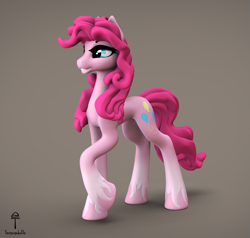 Size: 1515x1440 | Tagged: safe, artist:teonanakatle, imported from derpibooru, pinkie pie, pony, 3d, solo