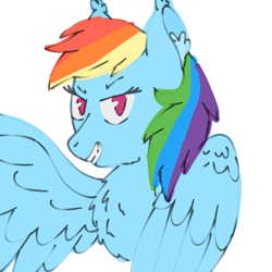 Size: 768x768 | Tagged: safe, artist:fluffytailponies, imported from derpibooru, rainbow dash, pegasus, pony, female, mare