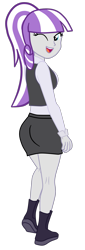 Size: 769x2268 | Tagged: safe, artist:gmaplay, imported from derpibooru, twilight velvet, equestria girls, ass, butt, female, simple background, solo, transparent background, twibutt velvet, velvetbutt