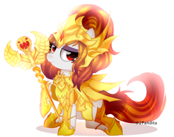 Size: 2500x1969 | Tagged: safe, artist:2pandita, imported from derpibooru, oc, oc only, oc:ophiuchus, pony, armor, crossover, female, mare, saint seiya, solo