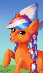 Size: 1000x1694 | Tagged: safe, artist:danteincognito, imported from derpibooru, oc, oc only, oc:ember, oc:ember (hwcon), pony, dutch cap, hat, hearth's warming con, netherlands, solo