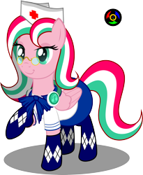 Size: 2433x2974 | Tagged: safe, artist:kyoshyu, imported from derpibooru, oc, oc only, oc:shuri cane, pegasus, pony, clothes, female, glasses, high res, legends of equestria, mare, simple background, solo, transparent background