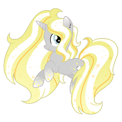 Size: 2000x2000 | Tagged: safe, artist:katelynleeann42, imported from derpibooru, oc, oc only, oc:moon beam, pony, unicorn, female, mare, rainbow power, simple background, solo, transparent background