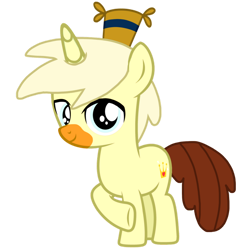 Size: 1280x1280 | Tagged: safe, artist:media1997, imported from derpibooru, pony, camp lazlo, edward t. platypus, ponified, solo