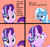 Size: 750x700 | Tagged: safe, imported from derpibooru, starlight glimmer, trixie, pony, unicorn, a horse shoe-in, angry, comic, duo, exploitable meme, female, floppy ears, inconvenient trixie, mare, meme, npc meme, ponified meme, simple background, this will end in equalization, this will end in gulag