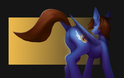 Size: 6192x3912 | Tagged: safe, artist:dashid, imported from derpibooru, oc, oc only, oc:pegasusgamer, pegasus, pony, butt, full body, fully shaded, looking back, plot, simple background, wings