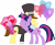 Size: 3558x2915 | Tagged: safe, artist:porygon2z, imported from derpibooru, twilight sparkle, oc, oc:hocus pocus, pony, unicorn, balloon, canon x oc, duo, eyes closed, female, glowing horn, hocusparkle, horn, hug, levitation, magic, magic aura, male, shipping, straight, telekinesis, unicorn oc, unicorn twilight