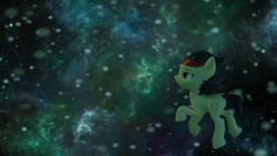 Size: 3840x2160 | Tagged: safe, artist:xppp1n, imported from ponybooru, oc, oc only, oc:null, 3d, blender, blender cycles, nebula, sogreatandpowerful, solo, space