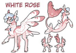 Size: 2000x1400 | Tagged: safe, artist:x-vintage--owl-x, imported from derpibooru, oc, oc only, oc:white rose, classical hippogriff, hippogriff, seapony (g4), blue eyes, simple background, solo, transparent background