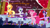 Size: 2000x1125 | Tagged: source needed, safe, edit, edited screencap, imported from derpibooru, screencap, applejack, pinkie pie, rarity, twilight sparkle, alicorn, earth pony, pony, unicorn, pinkie pride, applejack's hat, bipedal, caption, cowboy hat, dancing, disney, eyes closed, female, gitchee gitchee goo, hat, image macro, mare, microphone, open mouth, phineas and ferb, singing, smiling, song reference, text, top hat, twilight sparkle (alicorn)