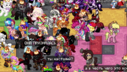 Size: 1920x1080 | Tagged: safe, artist:black_bon, imported from derpibooru, oc, pony, pony town, ainimated, animated, event, music, webm