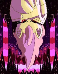 Size: 1005x1280 | Tagged: safe, artist:superhypersonic2000, imported from derpibooru, fluttershy, bat pony, pony, bat ponified, bedroom eyes, digital art, female, flutterbat, looking at you, mare, race swap, solo, upside down, wings