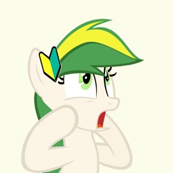 Size: 1200x1200 | Tagged: artist needed, safe, imported from derpibooru, oc, oc only, oc:iipony, earth pony, pony, earth pony oc, female, mare, mascot, open mouth, screaming, solo, vector