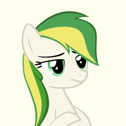 Size: 1200x1200 | Tagged: artist needed, safe, imported from derpibooru, oc, oc only, oc:iipony, earth pony, pony, crossed arms, earth pony oc, female, mare, mascot, solo, unamused, vector