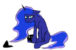 Size: 2400x1600 | Tagged: safe, artist:somber, imported from derpibooru, princess luna, alicorn, pony, female, mare, solo