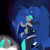 Size: 4000x4000 | Tagged: safe, artist:astrum, imported from derpibooru, princess luna, oc, alicorn, anthro, bat pony, abstract background, amazon, biceps, canon x oc, clothes, comforting, crown, crying, deltoids, dialogue, digital art, dream, dream walker luna, dress, duo, ethereal mane, ethereal tail, eyes closed, female, floppy ears, flowing mane, glowing eyes, glowing horn, guardluna, hand on head, height difference, horn, hug, jewelry, larger female, lidded eyes, male, mare, muscles, muscular female, night guard, nightmare, onomatopoeia, princess muscle moona, protecting, regalia, royal guard, shipping, side slit, size difference, sleeping, smaller male, smiling, sound effects, stallion, straight, underwear, wings, zzz