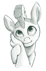 Size: 1100x1672 | Tagged: safe, artist:foal, imported from derpibooru, human, black and white, colt, grayscale, hand, male, mohawk, monochrome