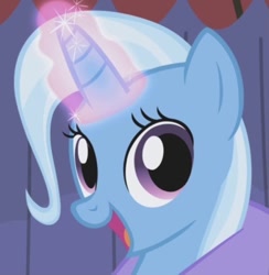 Size: 400x410 | Tagged: safe, edit, edited screencap, imported from derpibooru, screencap, trixie, boast busters, cropped