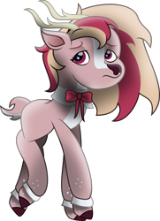 Size: 3521x4867 | Tagged: safe, artist:lincolnbrewsterfan, derpibooru exclusive, imported from derpibooru, oc, oc only, oc:despondent, deer, my little pony: the movie, .svg available, antlers, cute, dark, deer oc, despondency, female, highlights, inspired by a song, light, movie accurate, no base, sad, sadorable, simple background, spectacles, svg, transparent background, vector