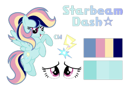 Size: 1103x736 | Tagged: safe, artist:stellamoonshineyt, imported from derpibooru, oc, oc only, oc:starbeam dash, pegasus, pony, female, mare, reference sheet, simple background, solo, transparent background