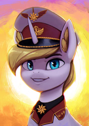 Size: 2303x3254 | Tagged: safe, artist:mrscroup, imported from derpibooru, oc, oc only, pony, unicorn, clothes, solar empire, solo, uniform