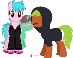 Size: 5042x4000 | Tagged: safe, artist:parclytaxel, imported from derpibooru, oc, oc only, oc:fireshy, earth pony, pegasus, pony, unicorn, .svg available, absurd resolution, angry, asperger's syndrome, autism, autism spectrum disorder, bowie knife, clothes, colt, female, hoodie, jacket, knife, male, mare, monthly reward, mouth hold, neurodivergent, pegasus oc, silhouette, simple background, stallion, stare, the stare, transparent background, unshorn fetlocks, vector