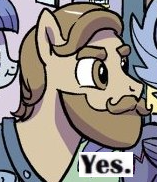 Size: 157x182 | Tagged: safe, idw, imported from derpibooru, earth pony, pony, spoiler:comic95, beard, comic, facial hair, meme, moustache, nordic gamer, yes
