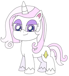 Size: 2228x2469 | Tagged: safe, artist:supahdonarudo, imported from derpibooru, fleur-de-lis, pony, unicorn, series:fleurbuary, my little pony: pony life, chibi, cute, female, fleurabetes, g4, g4 to g4.5, g4.5, looking at you, pony life, simple background, solo, style emulation, transparent background, vector