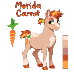 Size: 810x788 | Tagged: safe, artist:lastnight-light, imported from derpibooru, oc, oc only, oc:merida carrot, earth pony, pony, female, mare, simple background, solo, transparent background