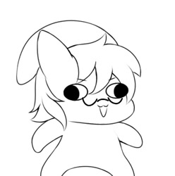 Size: 487x491 | Tagged: safe, alternate version, artist:aleuoliver, artist:aleurajan, imported from derpibooru, oc, oc only, earth pony, pony, bipedal, christmas, derp, earth pony oc, glasses, hat, holiday, lineart, meme, monochrome, open mouth, santa hat, simple background, smiling, solo, sonic the hedgehog (series), ugandan knuckles, white background