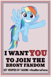 Size: 600x900 | Tagged: dead source, safe, artist:sonadox, imported from derpibooru, rainbow dash, pony, i want you, meta, twitter