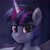 Size: 1024x1024 | Tagged: safe, artist:thisponydoesnotexist, imported from derpibooru, pony, ai content, ai generated, generator:thisponydoesnotexist, glowing horn, horn, looking at you, neural network, not twilight sparkle, solo