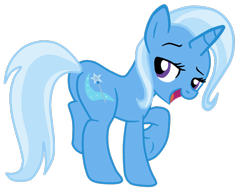 Size: 974x748 | Tagged: safe, artist:gmaplay, imported from derpibooru, trixie, pony, unicorn, butt, looking back, plot, simple background, solo, the great and powerful ass, transparent background, vector