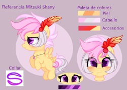 Size: 2500x1765 | Tagged: safe, artist:2pandita, imported from derpibooru, oc, oc only, oc:tender mist, pegasus, pony, female, filly, reference sheet, solo