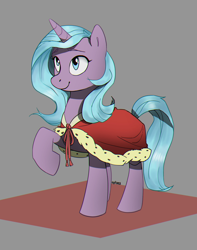 Size: 1964x2490 | Tagged: safe, artist:cadillac-dynamite, artist:cadillacdynamite, idw, imported from derpibooru, radiant hope, pony, unicorn, blue mane, female, smiling, solo, sombra's cape