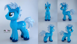 Size: 2200x1258 | Tagged: safe, artist:meplushyou, imported from derpibooru, oc, oc only, oc:nightfall gloam, pony, unicorn, irl, male, photo, plushie, solo, stallion