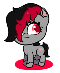 Size: 701x851 | Tagged: safe, artist:lazerblues, imported from derpibooru, oc, oc only, oc:miss eri, earth pony, pony, my little pony: pony life, :/, black and red mane, cut, earth pony oc, female, g4.5, pony life, simple background, solo, transparent background, two toned mane, vector