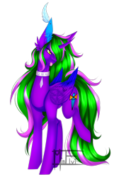 Size: 2290x3550 | Tagged: safe, artist:minelvi, imported from derpibooru, oc, oc only, alicorn, pony, :p, alicorn oc, choker, ear fluff, eyelashes, female, horn, mare, signature, simple background, solo, tongue out, transparent background, wings