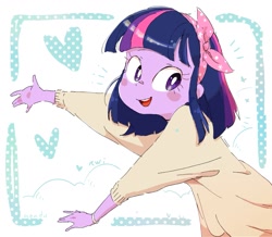 Size: 1315x1148 | Tagged: safe, artist:nendo, imported from derpibooru, twilight sparkle, equestria girls, alternate hairstyle, cute, open mouth, short hair