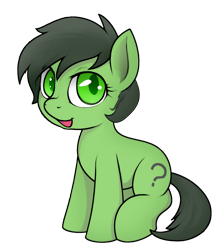 Size: 1632x1851 | Tagged: safe, edit, imported from derpibooru, oc, oc only, oc:filly anon, derpibooru community collaboration, 2021 community collab, 4chan, cute, female, filly, green eyes, simple background, solo, transparent background