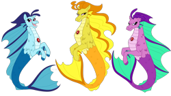 Size: 1920x1080 | Tagged: safe, artist:faith-wolff, imported from derpibooru, adagio dazzle, aria blaze, sonata dusk, siren, alternate design, female, simple background, the dazzlings, transparent background, trio, trio female, vector