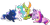 Size: 1280x640 | Tagged: safe, artist:primrosepaper, imported from derpibooru, princess cadance, princess celestia, princess luna, thorax, twilight sparkle, oc, oc:apex, oc:apex (kolb), alicorn, changedling, changeling, nymph, fanfic:the king of love bugs, alicorn tetrarchy, apex riding thorax, changelings riding changelings, commission, commissioner:navelcolt, cute, fanfic, fanfic art, female, giggling, king thorax, male, pony hat, riding, talking, thorabetes, twilight sparkle (alicorn)
