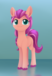 Size: 894x1299 | Tagged: safe, artist:dusthiel, imported from derpibooru, sunny starscout, earth pony, pony, spoiler:g5, braid, cute, female, g5, looking at you, mare, smiling, solo, sunny, sunnybetes, unshorn fetlocks