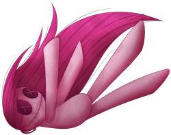 Size: 2181x1716 | Tagged: safe, artist:mywasasi, imported from derpibooru, pinkie pie, earth pony, lil-miss rarity, creepy, doll, pinkamena diane pie, simple background, solo, toy, transparent background