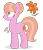 Size: 1000x1150 | Tagged: safe, artist:magicuniclaws, imported from derpibooru, oc, oc only, earth pony, pony, female, magical lesbian spawn, mare, offspring, parent:lily, parent:lily valley, parent:suri polomare, simple background, solo, transparent background