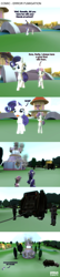 Size: 1024x4742 | Tagged: safe, artist:gradiusfanatic, imported from derpibooru, rarity, sweetie belle, human, unicorn, 3d, combine soldier, comic, crossover, female, gmod, half-life, half-life 2, male