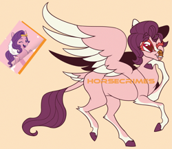 Size: 3199x2783 | Tagged: safe, artist:horsecrimes, imported from derpibooru, screencap, pipp petals, pegasus, pony, leak, spoiler:g5, female, g5, heart eyes, hooves, one eye closed, pipp, red eyes, red-eyed pipp, simple background, solo, tongue out, wingding eyes, wink, wrong eye color