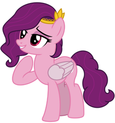 Size: 1024x1094 | Tagged: safe, artist:emeraldblast63, imported from derpibooru, pipp petals, pegasus, pony, spoiler:g5, female, g5, g5 to g4, mare, pipp, red eyes, red-eyed pipp, redesign, simple background, solo, transparent background, wrong eye color